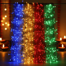 Pixel Led Lights Approx. 5 Meter / 15 Feet Rice Serial Bulbs Home ...