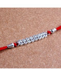 kaira Red Thread Designer Rakhi With KumKum Chawal RK-01