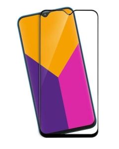 Krystle Premium Tempered Glass (Transparent) - 9H Edge to Edge Full HD, Shatterproof, Anti Scratch Screen Guard for Samsung Galaxy M20