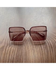 Fox Brown Girls Stylish Square Sunglasses 