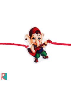 kaira Bal Ganesh Rakhi For Kids With KumKum Chawal RK-23