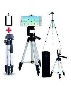 BeFast 3 Way Adjustable Aluminum 3110 Tripod Stand Holder for Mobile Phones & Camera 40 Inch