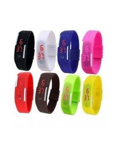Sin Digital Multi-Colour Band Watches