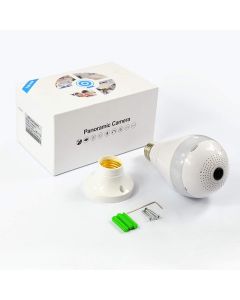 Dp LED Light WiFi IP Camera Bulb Fish Eye 960P/2MP 360 Degree CCTV 3D VR