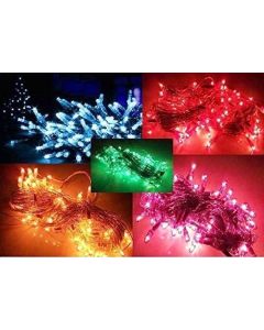 Rice Lights 10 Ft Pack of 5 Serial Bulbs Home Decoration Lighting for Diwali Christmas Navratra Lighting Random Colors