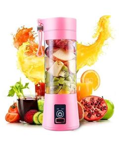 Sigma Portable Electric USB Juice Maker Juicer Bottle Blender Grinder Mixer,4 Blades Rechargeable Bottle with (Multi color)