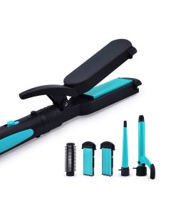 Havells HC4045 5-in-1 Straightener, Curler, Crimper, Conical Curler & Volume Brush For Multiple Hair Styles 