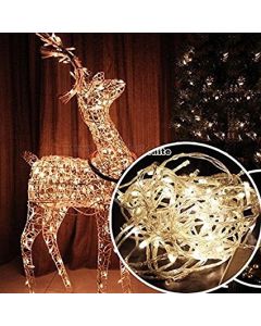 Virat 5 Mtr LED RICE string strip Warm White decoration 16 Bulb lights 5 METRE LONG - Diwali / Festival / Wedding / Gifting / Xmax / New Year