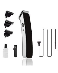 NV Rechargeable Cordless Beard Hair Trimmer for Men  (Black)