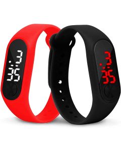 Men Sport Casual LED Watches Men's Digital Clock Man Army Military Silicone Wrist Watch 