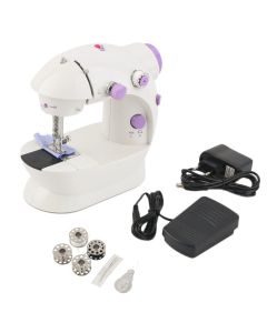 Virat 4 In 1 compact Mini Sewing Machine with foot pedal bobbin and adapter With 6 Months Warranty