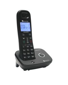 Beetel X92 2.4Ghz Cordless Landline Phone With Dual Mode DTMF/FSK,1 Line 7 Segment LCD Display & Blue LED Backlit,Illuminated Keypad,2 Way Speaker