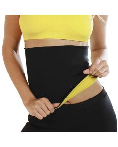YOG ® Shaper Belt Non-Tearable Tummy Trimmer Slimming Belt for Men and Women (Size M, L, XL, XXL, 3XL, 4XL) (Black)