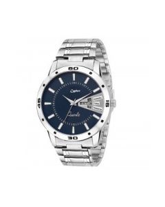 Cypher Analogue Silver chain Blue Dial Men's Watch- c507