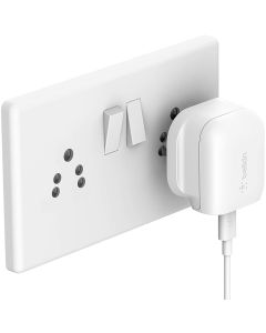 Belkin 18W Type C Charger Adapter for iPhone 15, 14, 12 Series, iPad & Android
