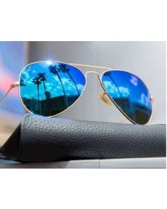 V Blue Unisex Sunglass For Men, Women