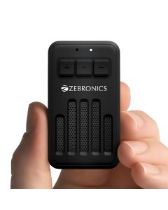 ZEBRONICS Clipper Wearable Bluetooth Speaker with Mic, Magnetic Clip-On, Bluetooth v5.3, Carry Loop, Adventure & Travel Companion, Portable Speaker