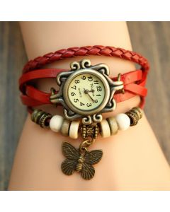 Sylys Butterfly Edition  Analogue Red Dial Girl's Watch- Zbw1