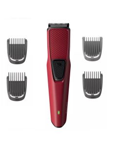 Philips BT1235/15 Skin-friendly Beard trimmer Series 1000, Cordless USB  Rechargeable, Charging indicator 4 Comb