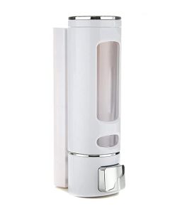 Zu Cylindrical Wall Mounted Liquid Soap/Shampoo/Hand Wash/Lotion/Conditioner/Sanitizer/Gel Dispenser for Home, Office Bathroom & Kitchen 