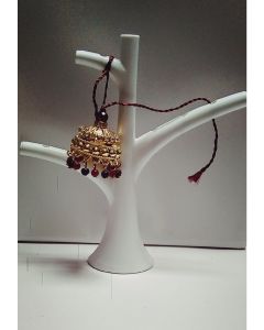 kaira Bhaiya Bhabhi Golden Designer Rakhi With KumKum Chawal RK09
