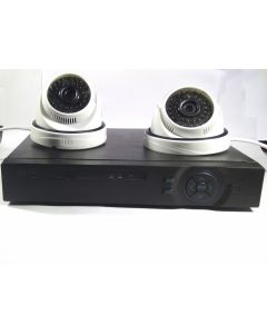 Virat HD CCTV Cameras (1MP) with 4Ch. HD DVR 2 USB 1 LAN Port Kit With All Accessories With 12 Months Warranty