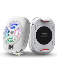 EvoFox Hailstone S Gaming Phone Cooler With 5000 RPM 7-Blade, Clamp Mount, RGB, 15W 3 Level Cooling Compatible for Android and iPhones