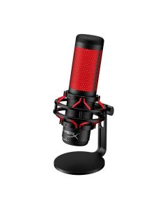 HyperX QuadCast Condenser Gaming Unidirectional Microphone for PC, PS4 and Mac, Red LED