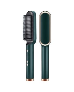Nebula Hair Straightener Brush Iron Built with Comb, Fast Heating & 5 Temp Settings & Anti-Scald, Perfect for Professional at Home Hair Styler