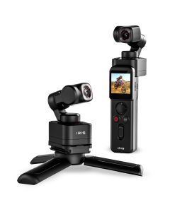 IZI IRIS Pocket 4K Vlogging Camera with AMOLED Display, 1/1.3" CMOS Sensor, 3-Axis Gimbal Stabilizer
