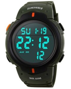 Skmei 1068 Navy Green Strap LED Digital Military Men's Watch