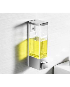 Sigma Silver Soap Dispenser 350 ml Conditioner, Foam, Gel, Liquid, Lotion, Sanitizer Stand, Shampoo, Soap Dispenser