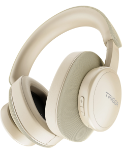 TRIGGR Trinity 3 Headphone with 50 Hr Playtime, Dual Pairing, Foldable Design, v5.3 Bluetooth Headset