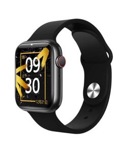 Wolf Series 6 T55 Plus +  Bluetooth Smart Mobile Calling watch With Crown Working (Pack of 2 Set of Strap)