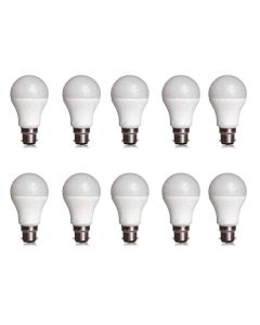 Simbha 9W B22 LED Bulb White Pack of 10
