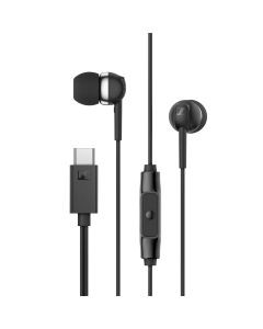 Sennheiser CX 80U Wired Earphones with in-Line Mic, One Button Control, USB Type-C