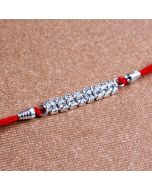 kaira Red Thread Designer  Rakhi With KumKum Chawal RK-01