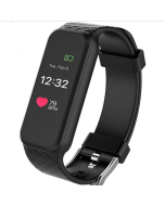 Fashion Sport Wristband OLED Color Touch Screen Smartphone Women Smart Watch 