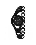 IIK Collection Black Chian Analogue Black Dial Girl's  Watch-55561