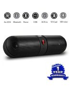 BT Bluetooth Speaker Capsule Stereo Pill Speaker With AUX Input