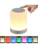 NVM LED Bluetooth Speaker Touch Lamp, Wireless Speaker Light, USB Rechargeable Portable