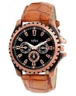 sylys Trendy Analog Golden Dial Men's Watch i-MTRIX With 1 Year Warranty