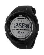Skmei 1122 Black Analog Digital Black Round Dial Boys Watch - 