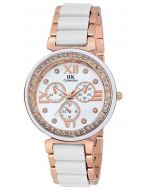 IIK Collection Analog white dial Women's Watch With 1 year manufacturer's warranty