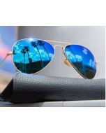 V Blue Unisex Sunglass For Men, Women