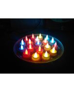 Virat Led Diya Thali Lights Diya/Deep/Deepak For Pooja/Puja/Mandir Diwali Decoration in Plastic Body in Multiple Color With 3 Months Warranty