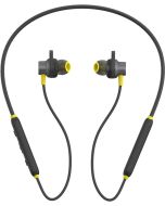 INFINITY by HARMAN Glide N120 Neckband with Advanced 12mm Drivers, Dual Equalizer, IPX5 Sweatproof Bluetooth Headset  (Black, Yellow, In the Ear)