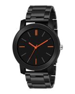 NVM Black Stainless Steel Analog Men's Watch