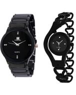 IIK Collection Black Chain Men's watch