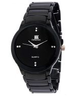 IIK Collection Black Chian Analogue Black Dial Men's Watch 55654